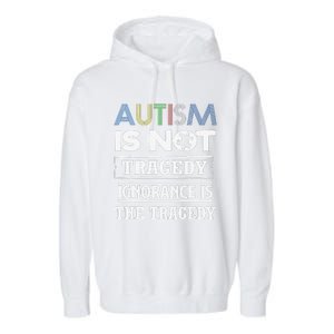 World Autism Awareness Garment-Dyed Fleece Hoodie