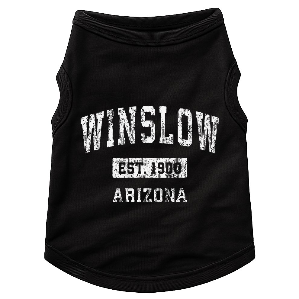 Winslow Arizona Az Vintage Established Doggie Tank