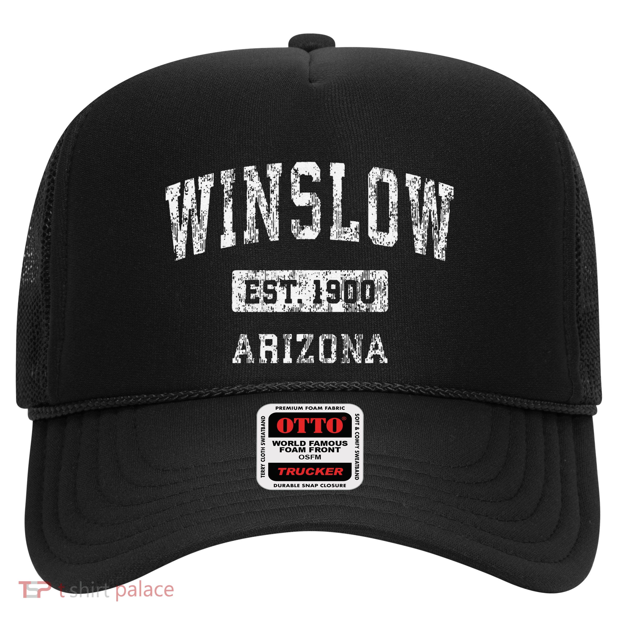 Winslow Arizona Az Vintage Established Trucker Hat