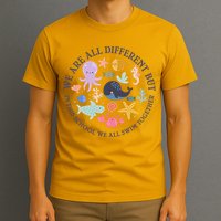 We Are All Different But In This School We All Swim Together T-Shirt