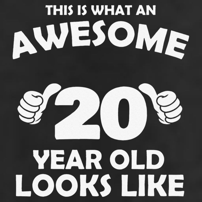 What An Awesome 20 Year Old Looks Like Birthday Bday Cool Comfort Performance Bucket Hat
