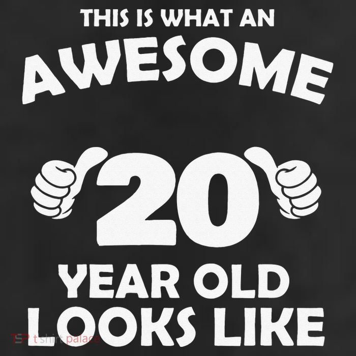 What An Awesome 20 Year Old Looks Like Birthday Bday Beanie