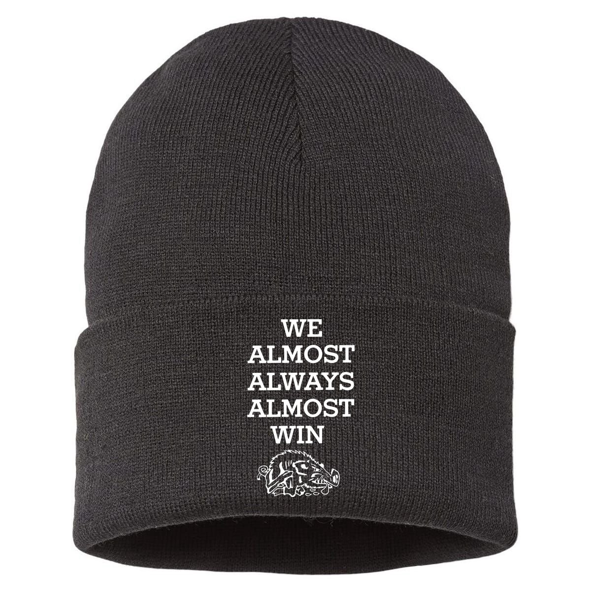 We Almost Always Almost Win Arkansas Sustainable Knit Beanie