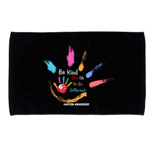 World Autism Awareness Day Be Kind ItS Ok To Be Different Gift Microfiber Hand Towel