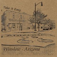 Winslow Arizona Az Us 66 Take It Easy Est. 1926 Mother Road Cotton Canvas Backpack