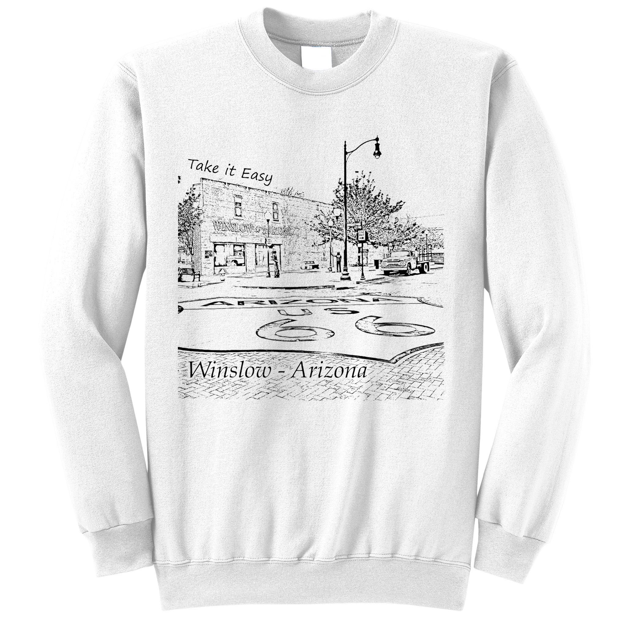 Winslow Arizona Az Us 66 Take It Easy Est. 1926 Mother Road Sweatshirt