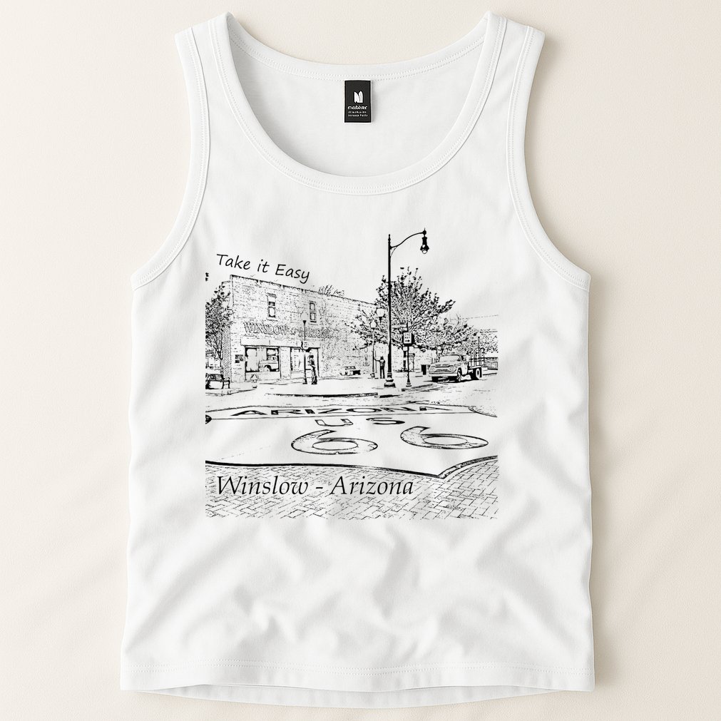 Winslow Arizona Az Us 66 Take It Easy Est. 1926 Mother Road Tank Top