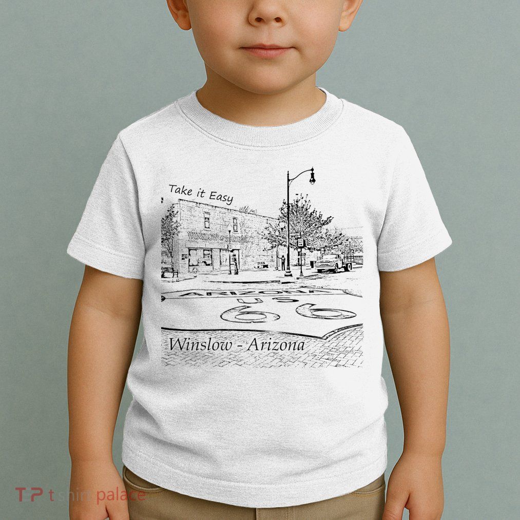 Winslow Arizona Az Us 66 Take It Easy Est. 1926 Mother Road Toddler T-Shirt