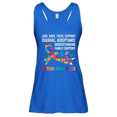 World Autism Awareness Day Month Acceptance Autism Rainbow Gift Ladies Essential Flowy Tank