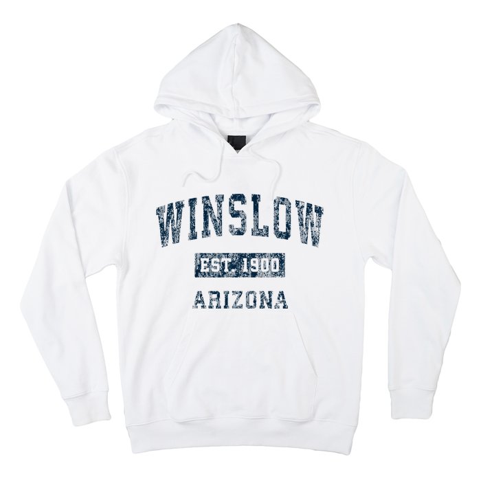 Winslow Arizona Az Vintage Sports Hoodie