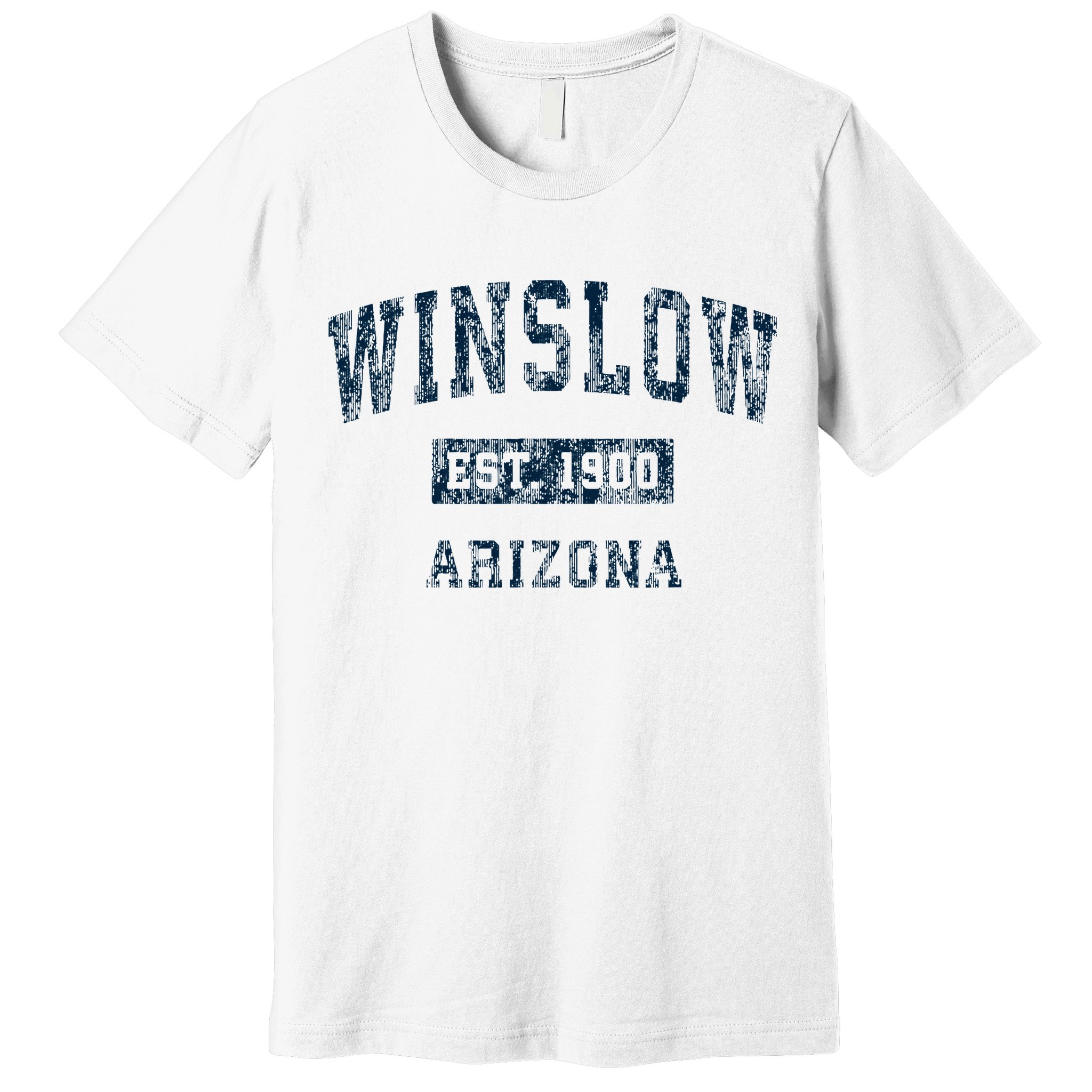 Winslow Arizona Az Vintage Sports Premium T-Shirt