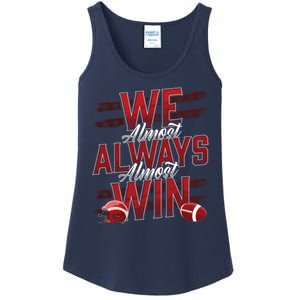 We Almost Always Almost Win Sunday Football Ladies Essential Tank