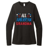 Wo All American Grandma 4th Of July Matching Family Patriotic Womens CVC Long Sleeve Shirt