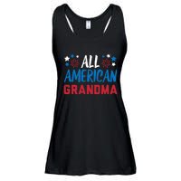 Wo All American Grandma 4th Of July Matching Family Patriotic Ladies Essential Flowy Tank