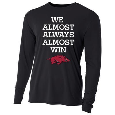 We Almost Always Almost Win Arkansas Cooling Performance Long Sleeve Crew