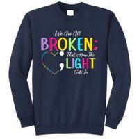 We Are All Colored Hearts Raise Awareness For Mental Health Sweatshirt