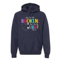 We Are All Colored Hearts Raise Awareness For Mental Health Premium Hoodie