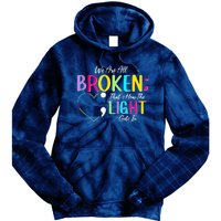 We Are All Colored Hearts Raise Awareness For Mental Health Tie Dye Hoodie