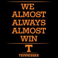 We Almost Always Almost Win Tennessee Zip Tote Bag