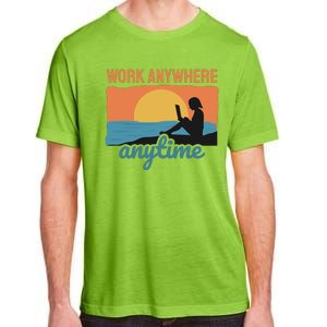 Work Anywhere Anytime Adult ChromaSoft Performance T-Shirt