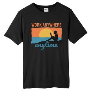 Work Anywhere Anytime Tall Fusion ChromaSoft Performance T-Shirt