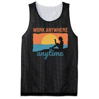 Work Anywhere Anytime Mesh Reversible Basketball Jersey Tank