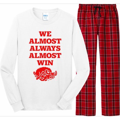 We Almost Always Almost Win Apparel Long Sleeve Pajama Set