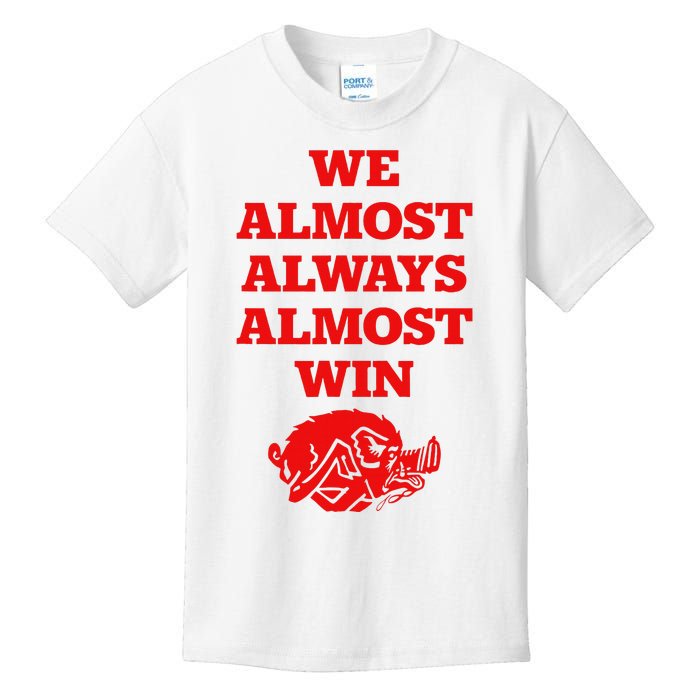 We Almost Always Almost Win Apparel Kids T-Shirt