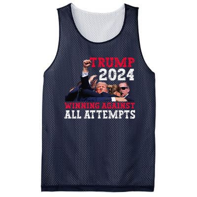 Winning Against All Attempts 47th President Trump Fist Pump Mesh Reversible Basketball Jersey Tank