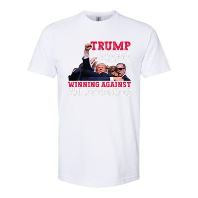 Winning Against All Attempts 47th President Trump Fist Pump Softstyle CVC T-Shirt