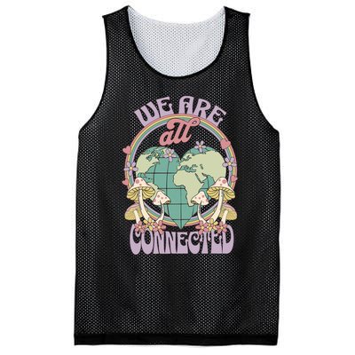 We Are All Connected Earth Day Mesh Reversible Basketball Jersey Tank