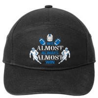 We Almost Always Almost Win Sports Football Funny Lions 7-Panel Snapback Hat