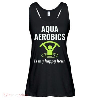 Water Aerobics Aquatic Fitness Aqua Exercise Workout Funny Ladies Essential Flowy Tank