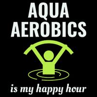 Water Aerobics Aquatic Fitness Aqua Exercise Workout Funny 16 in Basic Backpack