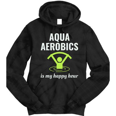 Water Aerobics Aquatic Fitness Aqua Exercise Workout Funny Tie Dye Hoodie