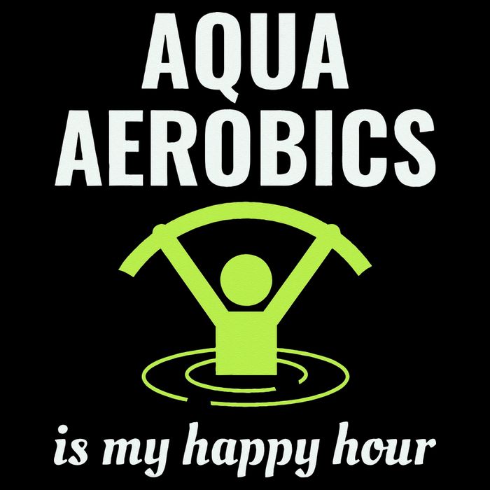 Water Aerobics Aquatic Fitness Aqua Exercise Workout Funny Tank Top