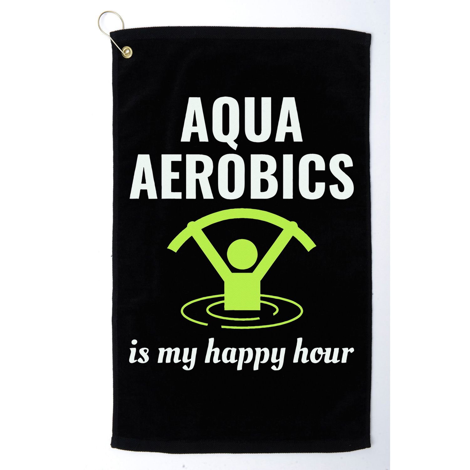 Water Aerobics Aquatic Fitness Aqua Exercise Workout Funny Golf Towel