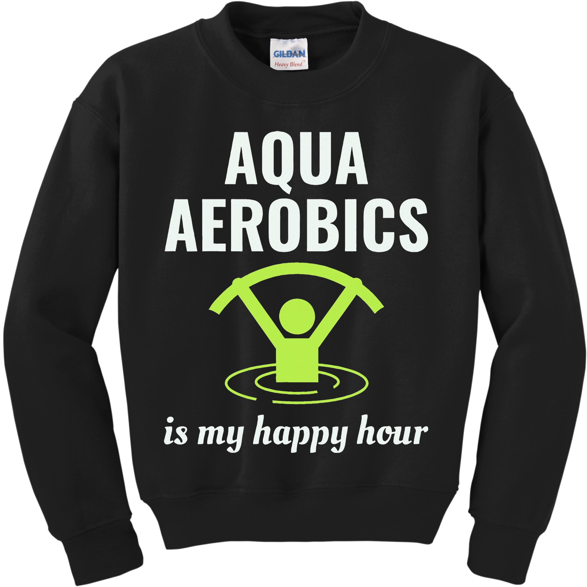 Water Aerobics Aquatic Fitness Aqua Exercise Workout Funny Kids Sweatshirt