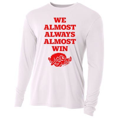 We Almost Always Almost Win Apparel Cooling Performance Long Sleeve Crew