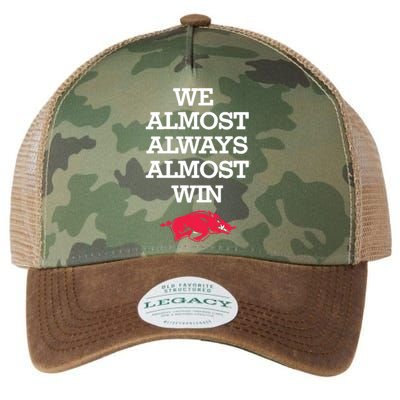 We Almost Always Almost Win Arkansas Legacy Tie Dye Trucker Hat