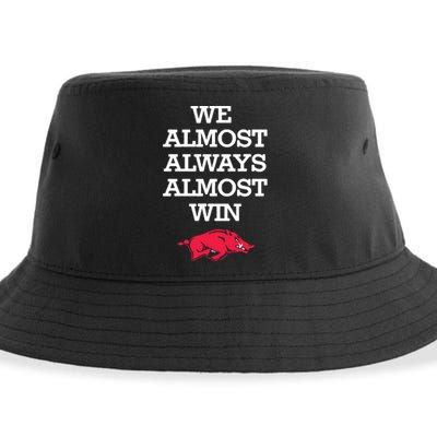 We Almost Always Almost Win Arkansas Sustainable Bucket Hat