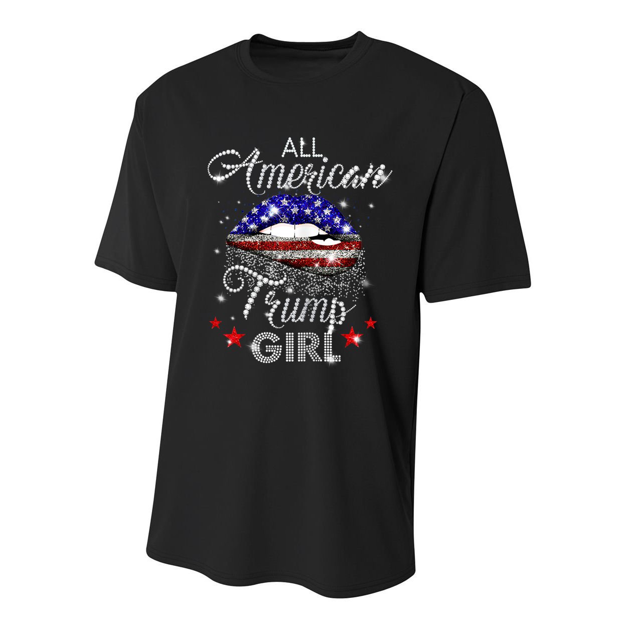 Womens All American Trump Girl Youth Performance Sprint T-Shirt