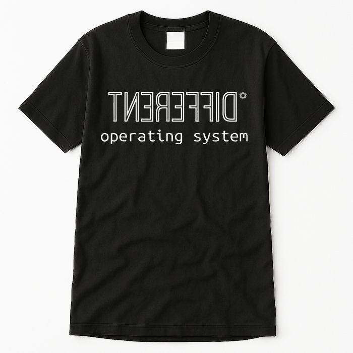 Witty Autism Awareness Computing Different Operating Tall T-Shirt