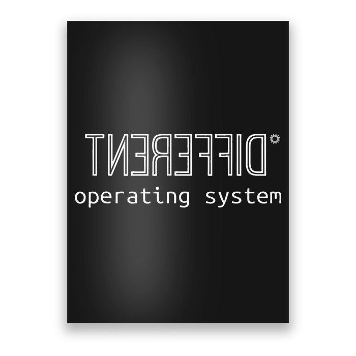 Witty Autism Awareness Computing Different Operating Poster