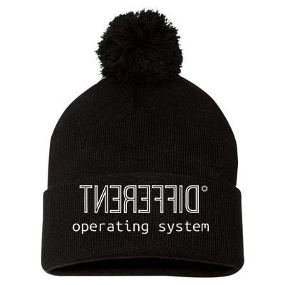Witty Autism Awareness Computing Different Operating Pom Pom 12in Knit Beanie