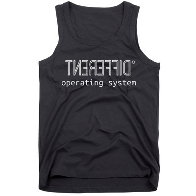 Witty Autism Awareness Computing Different Operating Tank Top