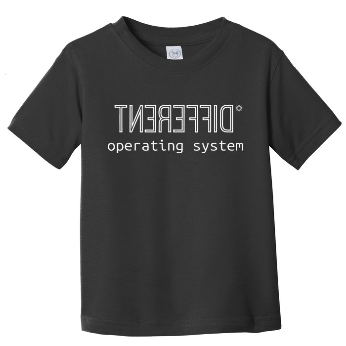 Witty Autism Awareness Computing Different Operating Toddler T-Shirt