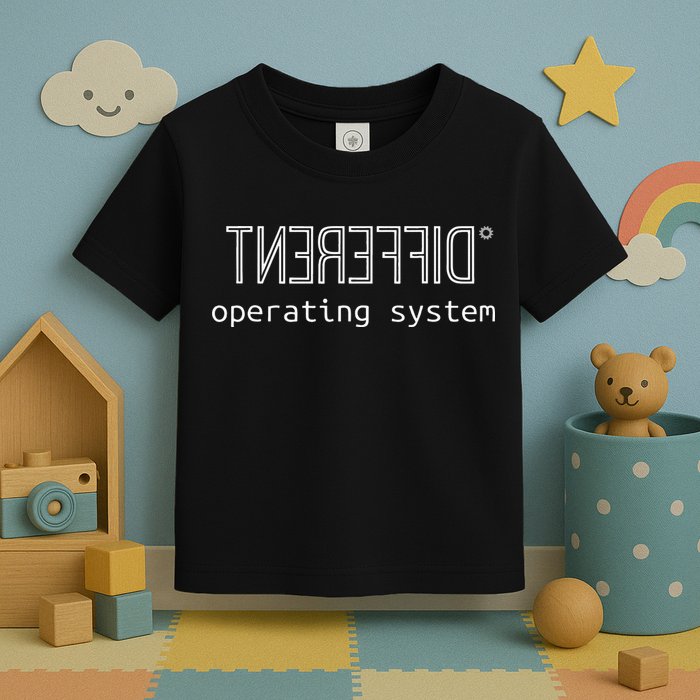 Witty Autism Awareness Computing Different Operating Toddler T-Shirt