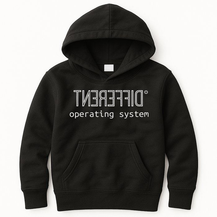 Witty Autism Awareness Computing Different Operating Kids Hoodie