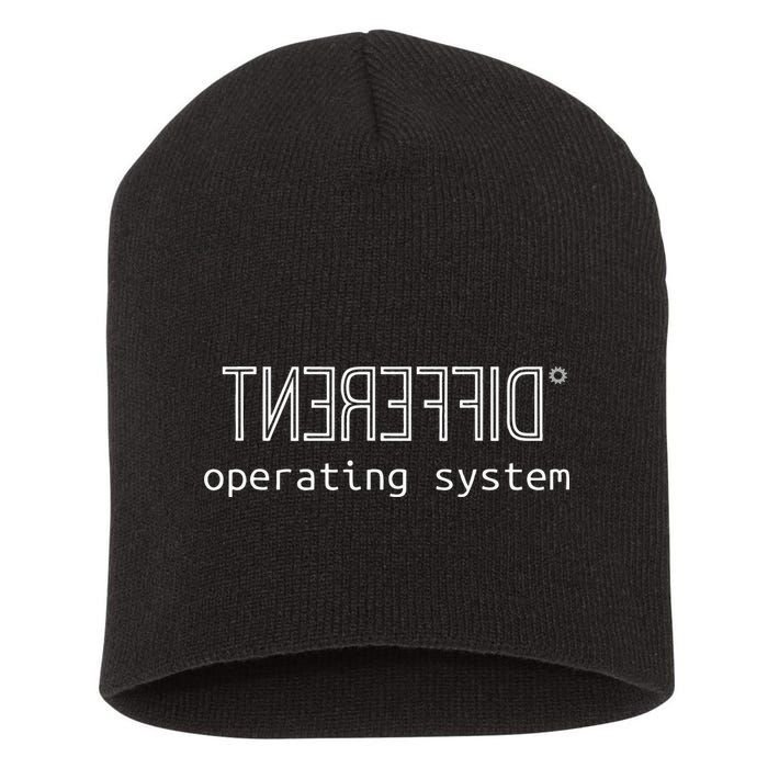 Witty Autism Awareness Computing Different Operating Short Acrylic Beanie